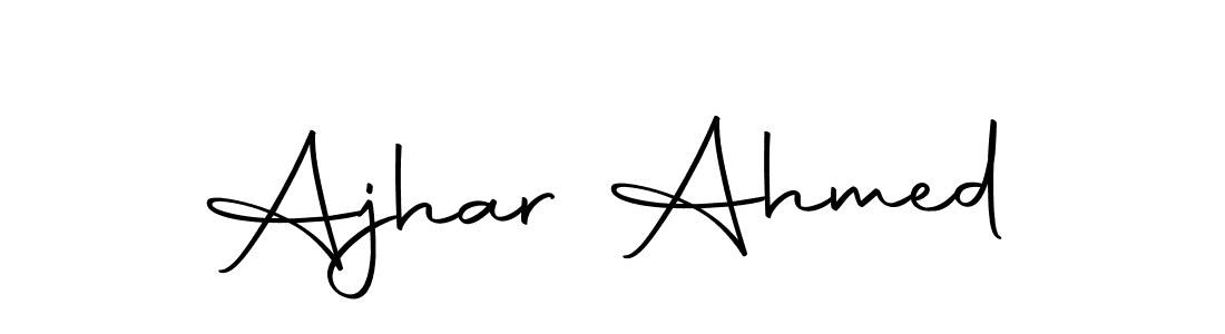 How to Draw Ajhar Ahmed signature style? Autography-DOLnW is a latest design signature styles for name Ajhar Ahmed. Ajhar Ahmed signature style 10 images and pictures png
