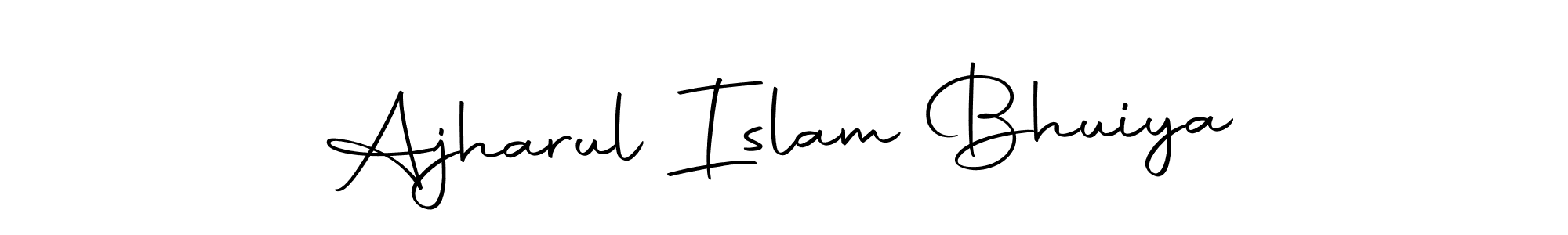 Design your own signature with our free online signature maker. With this signature software, you can create a handwritten (Autography-DOLnW) signature for name Ajharul Islam Bhuiya. Ajharul Islam Bhuiya signature style 10 images and pictures png