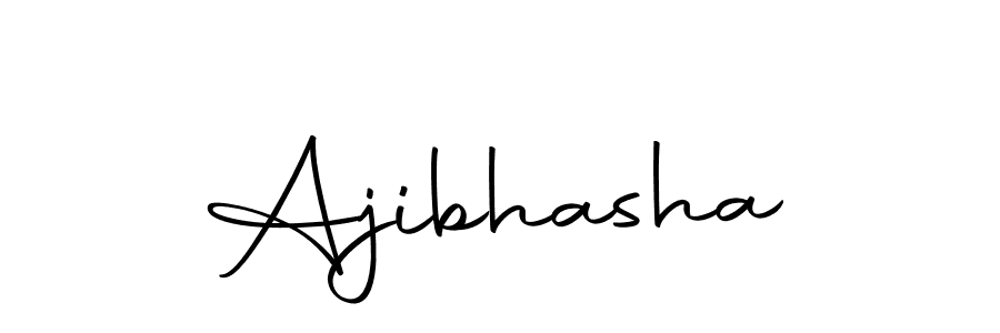 How to make Ajibhasha signature? Autography-DOLnW is a professional autograph style. Create handwritten signature for Ajibhasha name. Ajibhasha signature style 10 images and pictures png