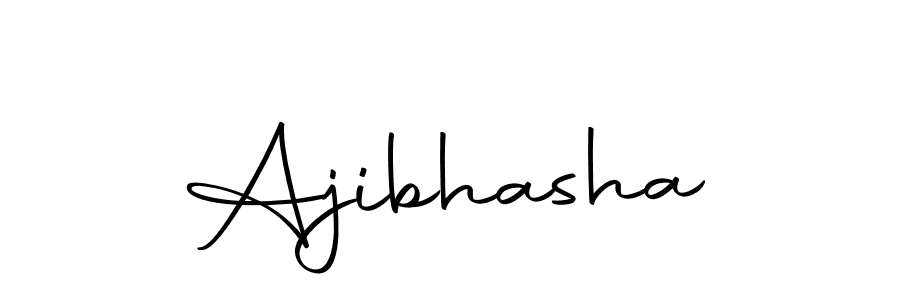 You should practise on your own different ways (Autography-DOLnW) to write your name (Ajibhasha) in signature. don't let someone else do it for you. Ajibhasha signature style 10 images and pictures png