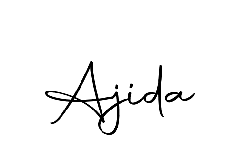 You should practise on your own different ways (Autography-DOLnW) to write your name (Ajida) in signature. don't let someone else do it for you. Ajida signature style 10 images and pictures png