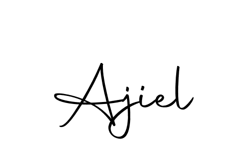 Similarly Autography-DOLnW is the best handwritten signature design. Signature creator online .You can use it as an online autograph creator for name Ajiel. Ajiel signature style 10 images and pictures png