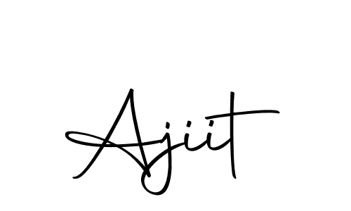 Make a beautiful signature design for name Ajiit. With this signature (Autography-DOLnW) style, you can create a handwritten signature for free. Ajiit signature style 10 images and pictures png