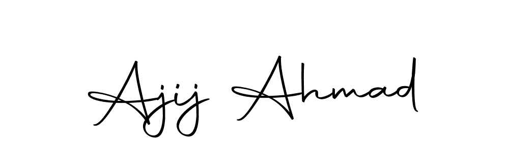 Make a beautiful signature design for name Ajij Ahmad. Use this online signature maker to create a handwritten signature for free. Ajij Ahmad signature style 10 images and pictures png