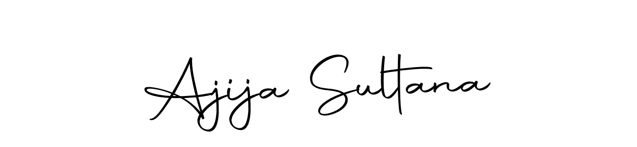 Make a beautiful signature design for name Ajija Sultana. With this signature (Autography-DOLnW) style, you can create a handwritten signature for free. Ajija Sultana signature style 10 images and pictures png