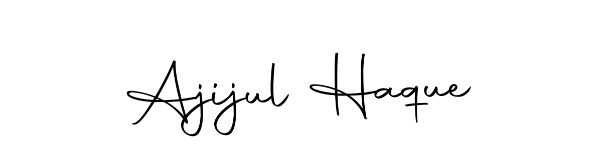 Design your own signature with our free online signature maker. With this signature software, you can create a handwritten (Autography-DOLnW) signature for name Ajijul Haque. Ajijul Haque signature style 10 images and pictures png