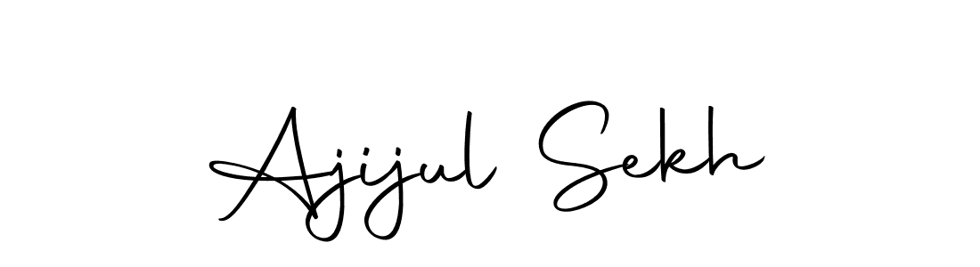 Use a signature maker to create a handwritten signature online. With this signature software, you can design (Autography-DOLnW) your own signature for name Ajijul Sekh. Ajijul Sekh signature style 10 images and pictures png