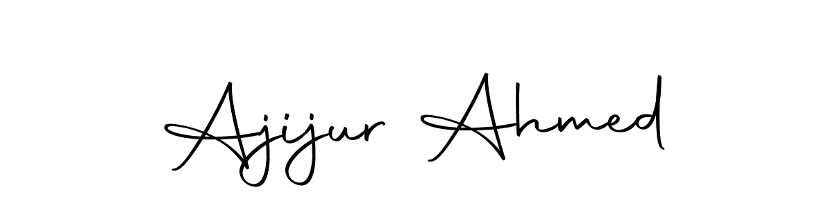 You should practise on your own different ways (Autography-DOLnW) to write your name (Ajijur Ahmed) in signature. don't let someone else do it for you. Ajijur Ahmed signature style 10 images and pictures png