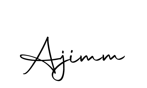 Create a beautiful signature design for name Ajimm. With this signature (Autography-DOLnW) fonts, you can make a handwritten signature for free. Ajimm signature style 10 images and pictures png