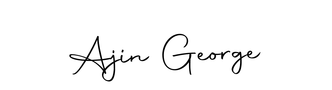Use a signature maker to create a handwritten signature online. With this signature software, you can design (Autography-DOLnW) your own signature for name Ajin George. Ajin George signature style 10 images and pictures png