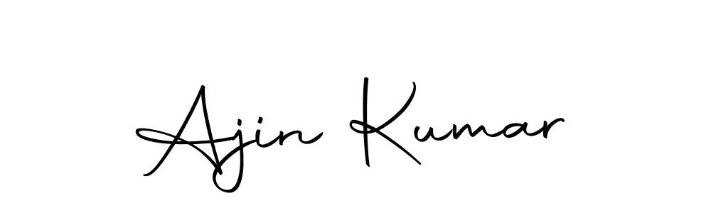 How to make Ajin Kumar signature? Autography-DOLnW is a professional autograph style. Create handwritten signature for Ajin Kumar name. Ajin Kumar signature style 10 images and pictures png