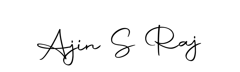 You should practise on your own different ways (Autography-DOLnW) to write your name (Ajin S Raj) in signature. don't let someone else do it for you. Ajin S Raj signature style 10 images and pictures png