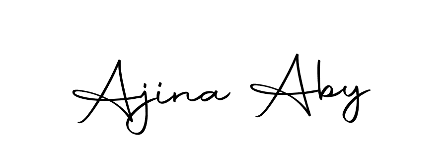 Here are the top 10 professional signature styles for the name Ajina Aby. These are the best autograph styles you can use for your name. Ajina Aby signature style 10 images and pictures png