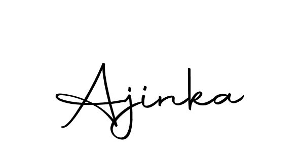 How to make Ajinka signature? Autography-DOLnW is a professional autograph style. Create handwritten signature for Ajinka name. Ajinka signature style 10 images and pictures png