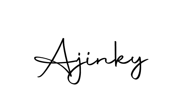 You should practise on your own different ways (Autography-DOLnW) to write your name (Ajinky) in signature. don't let someone else do it for you. Ajinky signature style 10 images and pictures png