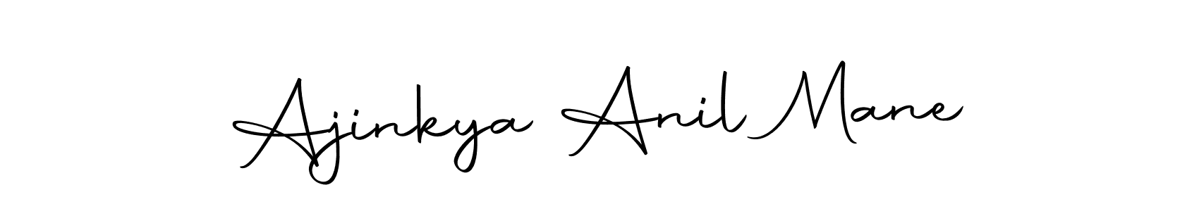 Create a beautiful signature design for name Ajinkya Anil Mane. With this signature (Autography-DOLnW) fonts, you can make a handwritten signature for free. Ajinkya Anil Mane signature style 10 images and pictures png