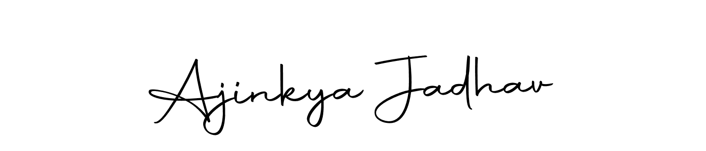 Once you've used our free online signature maker to create your best signature Autography-DOLnW style, it's time to enjoy all of the benefits that Ajinkya Jadhav name signing documents. Ajinkya Jadhav signature style 10 images and pictures png