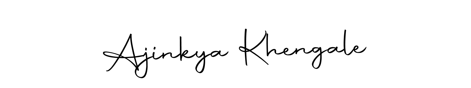 This is the best signature style for the Ajinkya Khengale name. Also you like these signature font (Autography-DOLnW). Mix name signature. Ajinkya Khengale signature style 10 images and pictures png