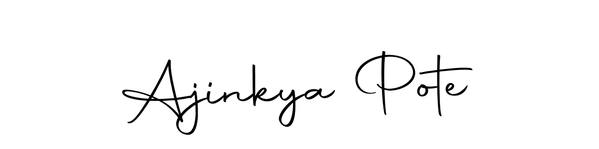 Also we have Ajinkya Pote name is the best signature style. Create professional handwritten signature collection using Autography-DOLnW autograph style. Ajinkya Pote signature style 10 images and pictures png