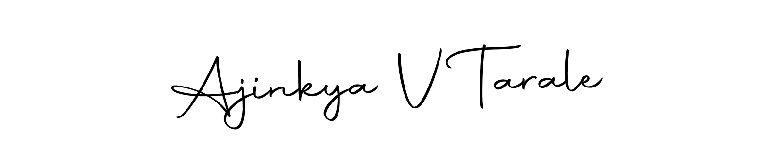 Make a beautiful signature design for name Ajinkya V Tarale. With this signature (Autography-DOLnW) style, you can create a handwritten signature for free. Ajinkya V Tarale signature style 10 images and pictures png