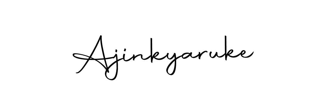 Autography-DOLnW is a professional signature style that is perfect for those who want to add a touch of class to their signature. It is also a great choice for those who want to make their signature more unique. Get Ajinkyaruke name to fancy signature for free. Ajinkyaruke signature style 10 images and pictures png