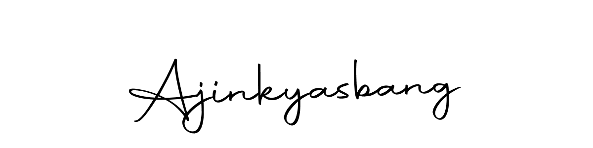 Use a signature maker to create a handwritten signature online. With this signature software, you can design (Autography-DOLnW) your own signature for name Ajinkyasbang. Ajinkyasbang signature style 10 images and pictures png