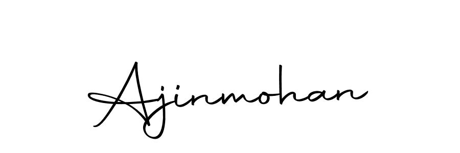 Make a beautiful signature design for name Ajinmohan. With this signature (Autography-DOLnW) style, you can create a handwritten signature for free. Ajinmohan signature style 10 images and pictures png