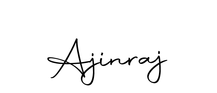 Design your own signature with our free online signature maker. With this signature software, you can create a handwritten (Autography-DOLnW) signature for name Ajinraj. Ajinraj signature style 10 images and pictures png