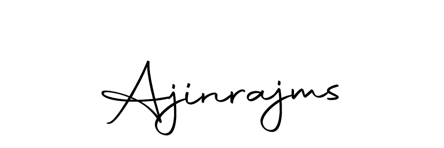 The best way (Autography-DOLnW) to make a short signature is to pick only two or three words in your name. The name Ajinrajms include a total of six letters. For converting this name. Ajinrajms signature style 10 images and pictures png