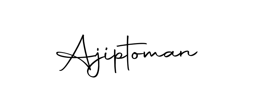 Use a signature maker to create a handwritten signature online. With this signature software, you can design (Autography-DOLnW) your own signature for name Ajiptoman. Ajiptoman signature style 10 images and pictures png