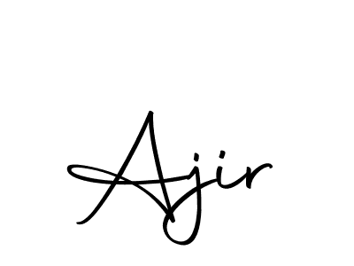 Use a signature maker to create a handwritten signature online. With this signature software, you can design (Autography-DOLnW) your own signature for name Ajir. Ajir signature style 10 images and pictures png