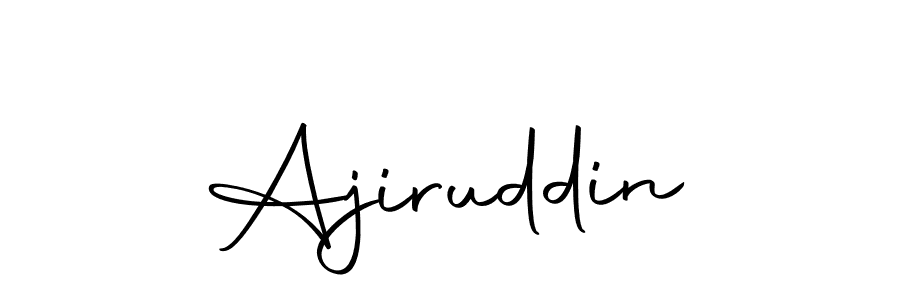 Also we have Ajiruddin name is the best signature style. Create professional handwritten signature collection using Autography-DOLnW autograph style. Ajiruddin signature style 10 images and pictures png