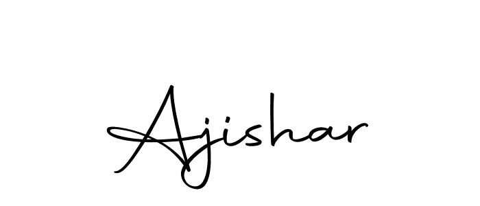 Ajishar stylish signature style. Best Handwritten Sign (Autography-DOLnW) for my name. Handwritten Signature Collection Ideas for my name Ajishar. Ajishar signature style 10 images and pictures png