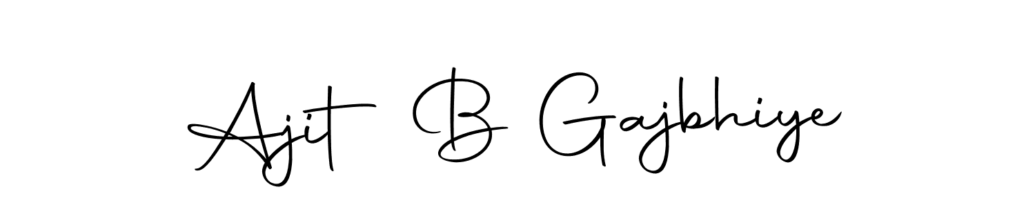 Use a signature maker to create a handwritten signature online. With this signature software, you can design (Autography-DOLnW) your own signature for name Ajit B Gajbhiye. Ajit B Gajbhiye signature style 10 images and pictures png