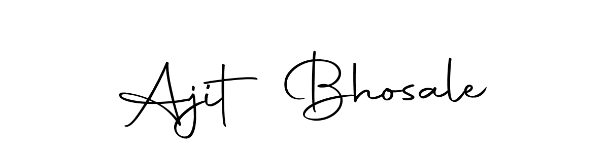 Also we have Ajit Bhosale name is the best signature style. Create professional handwritten signature collection using Autography-DOLnW autograph style. Ajit Bhosale signature style 10 images and pictures png