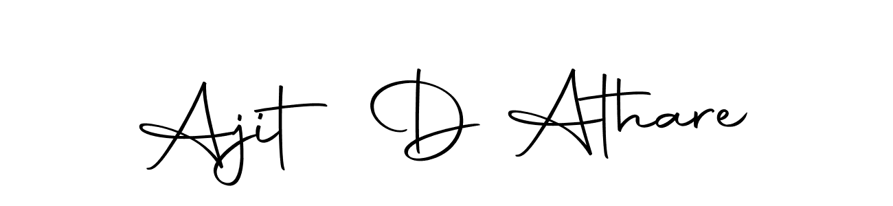 Make a beautiful signature design for name Ajit D Athare. With this signature (Autography-DOLnW) style, you can create a handwritten signature for free. Ajit D Athare signature style 10 images and pictures png