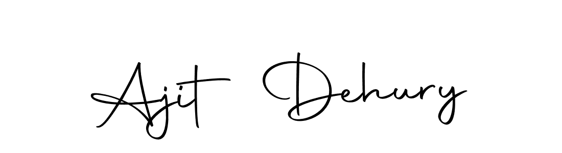 The best way (Autography-DOLnW) to make a short signature is to pick only two or three words in your name. The name Ajit Dehury include a total of six letters. For converting this name. Ajit Dehury signature style 10 images and pictures png