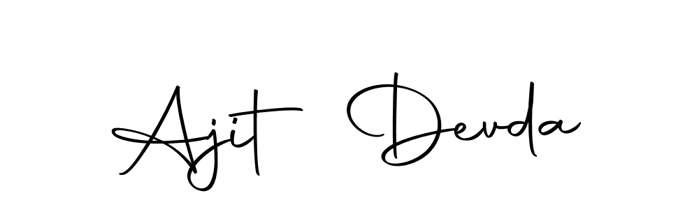 Make a beautiful signature design for name Ajit Devda. Use this online signature maker to create a handwritten signature for free. Ajit Devda signature style 10 images and pictures png