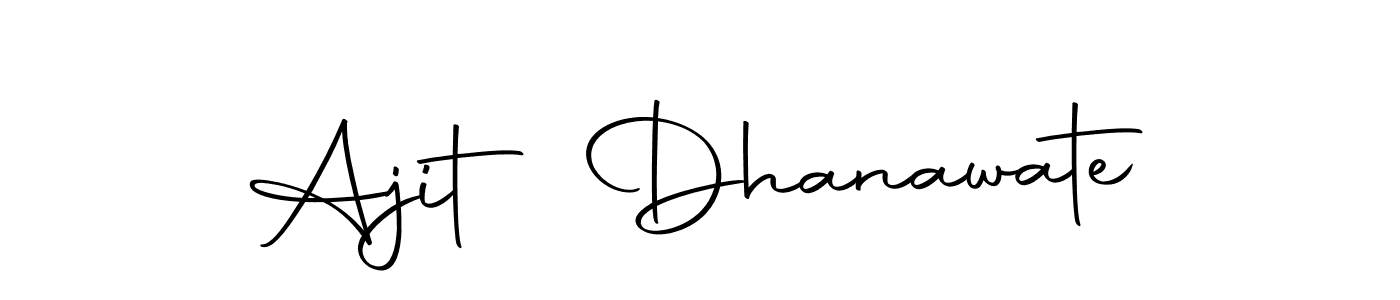 Ajit Dhanawate stylish signature style. Best Handwritten Sign (Autography-DOLnW) for my name. Handwritten Signature Collection Ideas for my name Ajit Dhanawate. Ajit Dhanawate signature style 10 images and pictures png