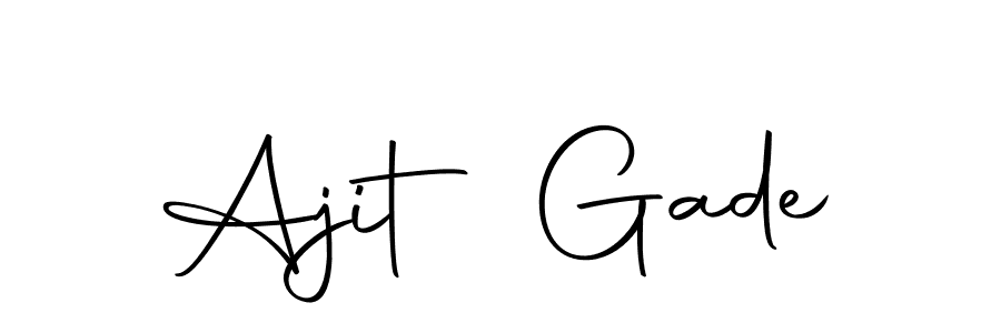 How to make Ajit Gade signature? Autography-DOLnW is a professional autograph style. Create handwritten signature for Ajit Gade name. Ajit Gade signature style 10 images and pictures png