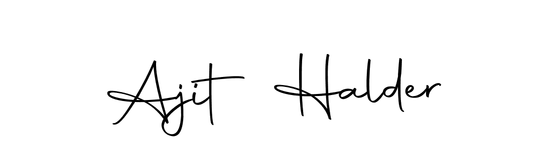 How to make Ajit Halder signature? Autography-DOLnW is a professional autograph style. Create handwritten signature for Ajit Halder name. Ajit Halder signature style 10 images and pictures png