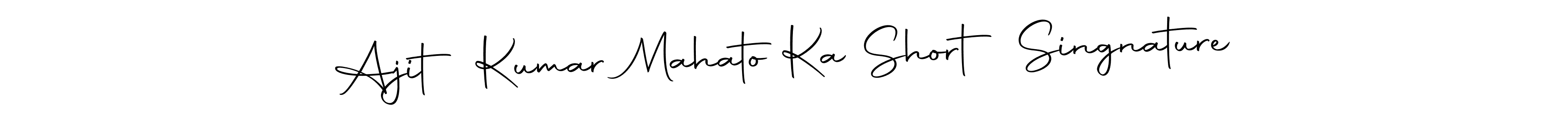 Make a beautiful signature design for name Ajit Kumar Mahato Ka Short Singnature. With this signature (Autography-DOLnW) style, you can create a handwritten signature for free. Ajit Kumar Mahato Ka Short Singnature signature style 10 images and pictures png