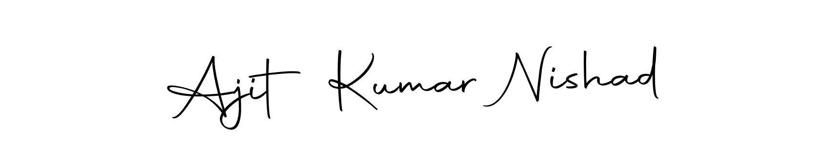 Also we have Ajit Kumar Nishad name is the best signature style. Create professional handwritten signature collection using Autography-DOLnW autograph style. Ajit Kumar Nishad signature style 10 images and pictures png