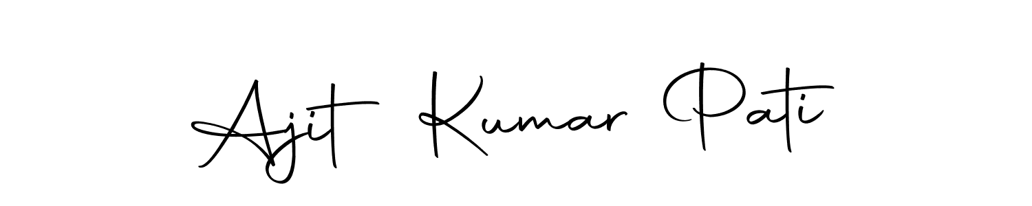 Make a short Ajit Kumar Pati signature style. Manage your documents anywhere anytime using Autography-DOLnW. Create and add eSignatures, submit forms, share and send files easily. Ajit Kumar Pati signature style 10 images and pictures png