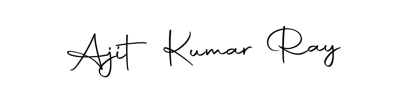 Design your own signature with our free online signature maker. With this signature software, you can create a handwritten (Autography-DOLnW) signature for name Ajit Kumar Ray. Ajit Kumar Ray signature style 10 images and pictures png