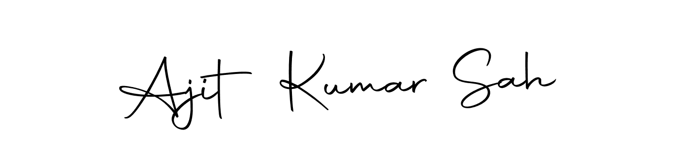 Design your own signature with our free online signature maker. With this signature software, you can create a handwritten (Autography-DOLnW) signature for name Ajit Kumar Sah. Ajit Kumar Sah signature style 10 images and pictures png