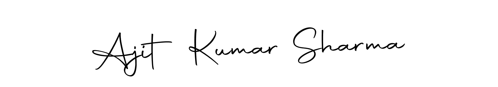 Use a signature maker to create a handwritten signature online. With this signature software, you can design (Autography-DOLnW) your own signature for name Ajit Kumar Sharma. Ajit Kumar Sharma signature style 10 images and pictures png