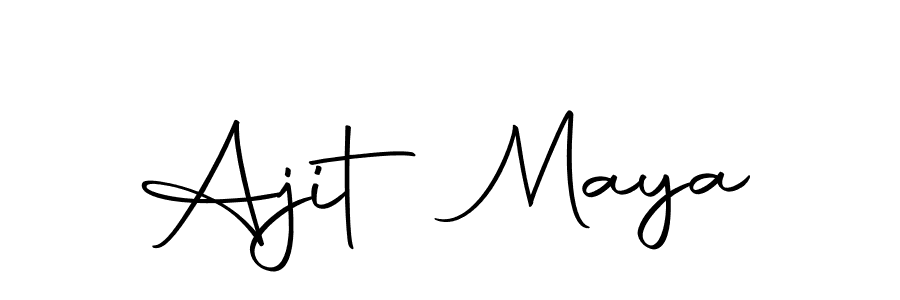 Similarly Autography-DOLnW is the best handwritten signature design. Signature creator online .You can use it as an online autograph creator for name Ajit Maya. Ajit Maya signature style 10 images and pictures png