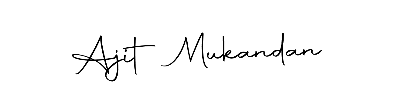 How to make Ajit Mukandan signature? Autography-DOLnW is a professional autograph style. Create handwritten signature for Ajit Mukandan name. Ajit Mukandan signature style 10 images and pictures png