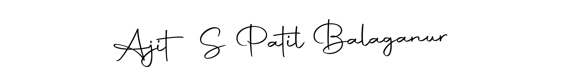 Create a beautiful signature design for name Ajit S Patil Balaganur. With this signature (Autography-DOLnW) fonts, you can make a handwritten signature for free. Ajit S Patil Balaganur signature style 10 images and pictures png
